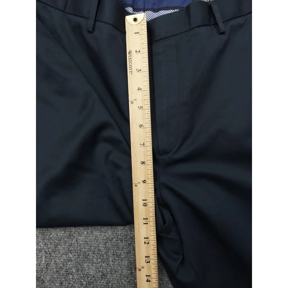 Lot of 3 BANANA REPUBLIC Pants Men 36x34 Blue Gray Tailored Slim Non Iron Modern